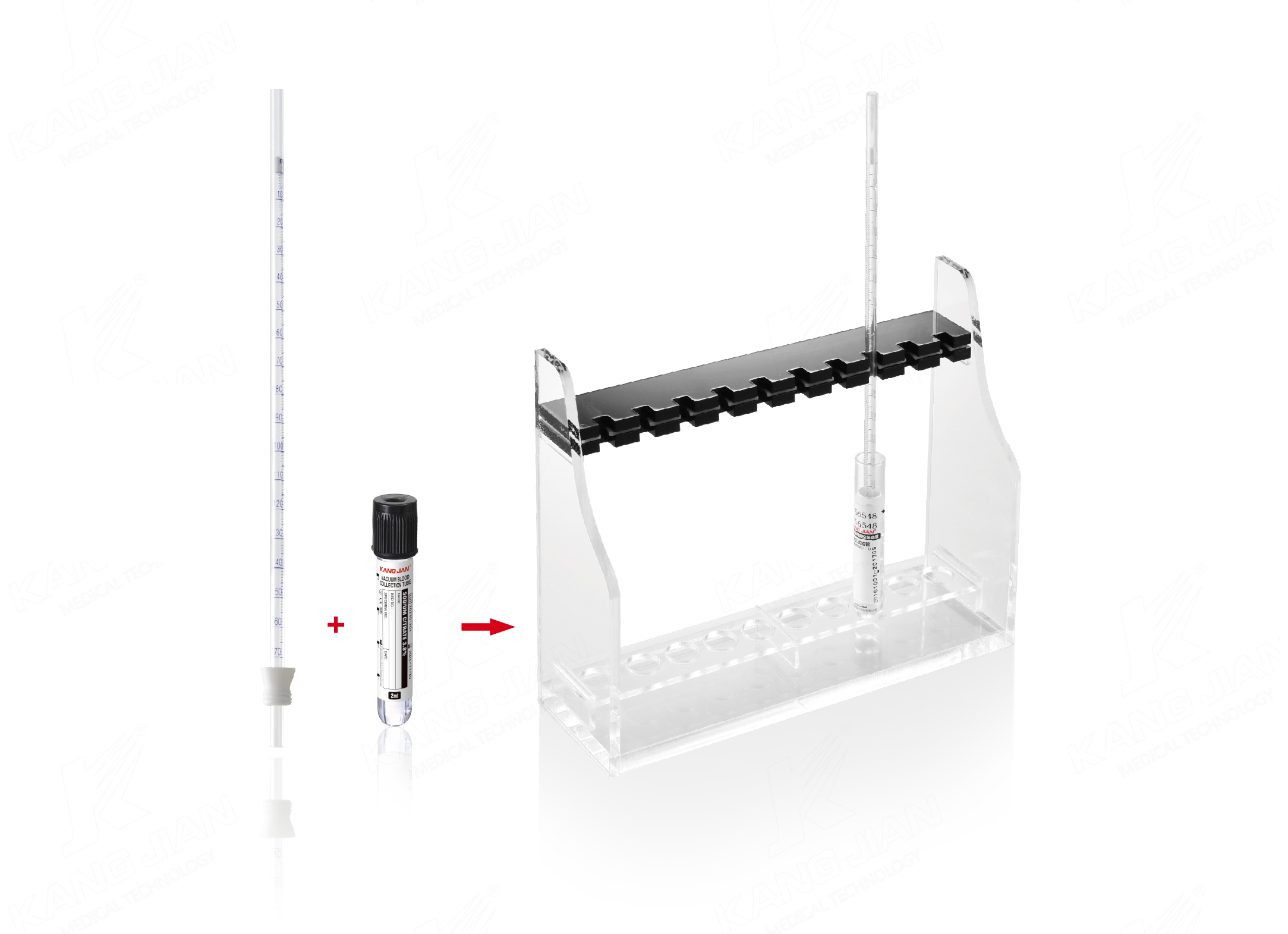 Kit de test ESR Westergren