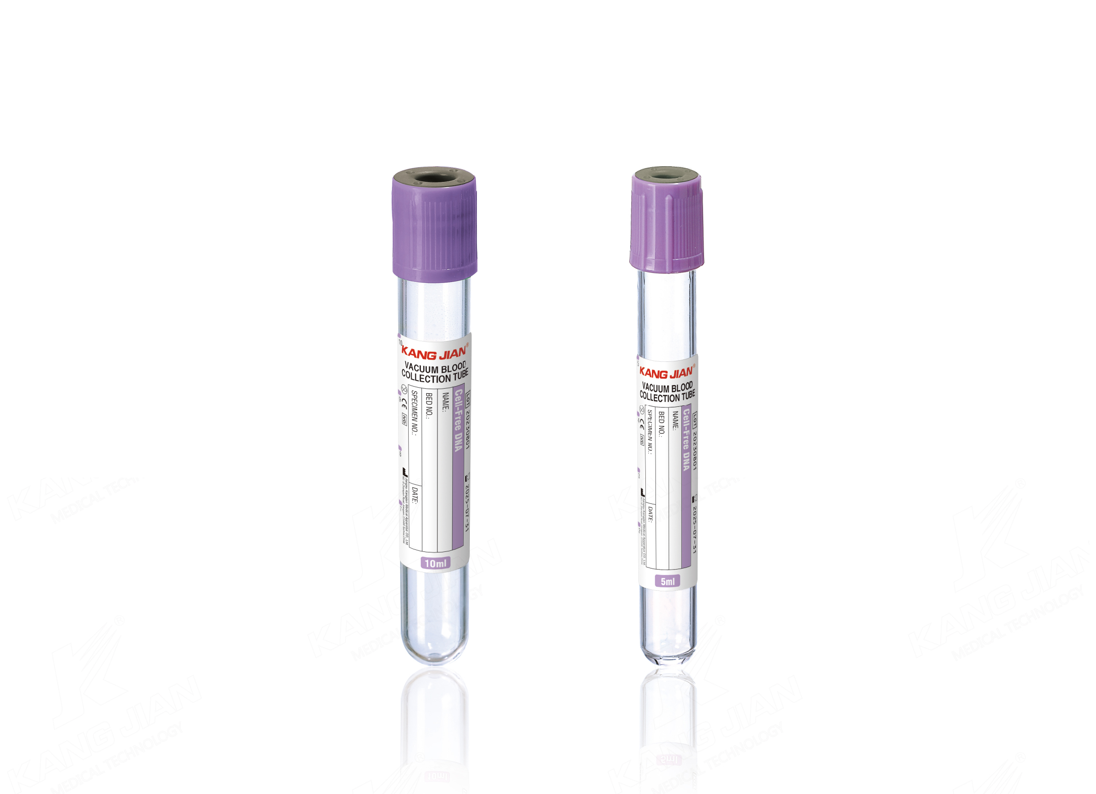 Tube de pr&eacute;servation de l'ADN