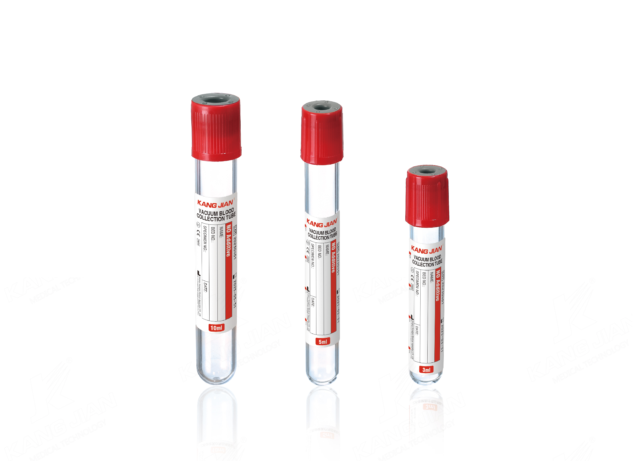 Aucun tube d'additif