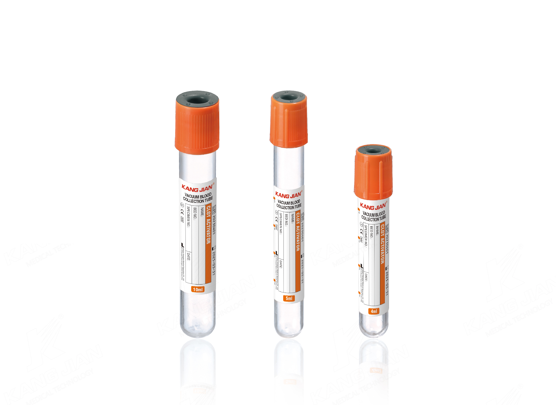 Tube activateur de caillot