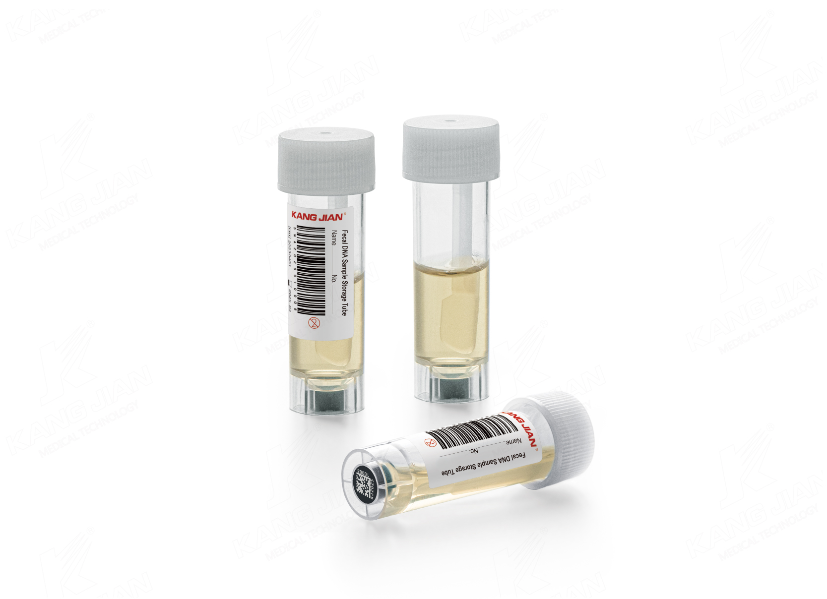 Tube de conservation de l'ADN des selles