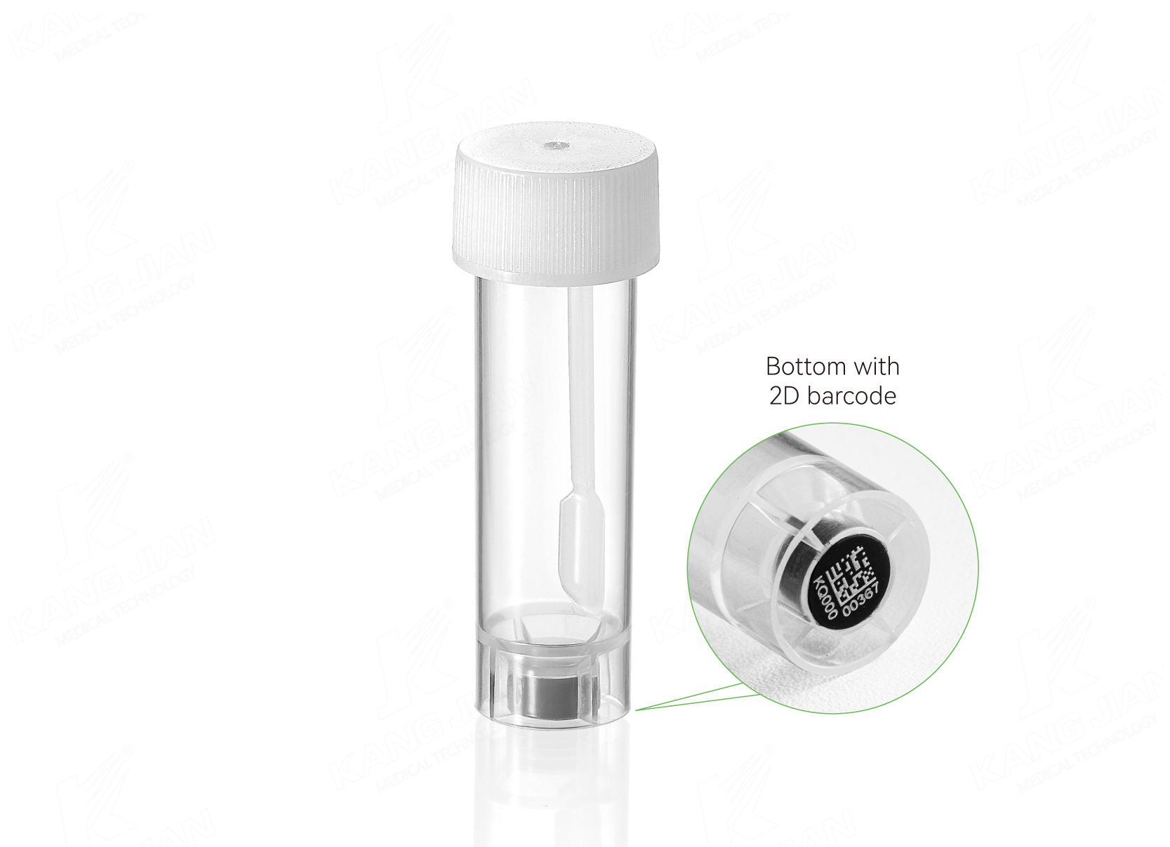 Contenant &agrave; selles 5 ml