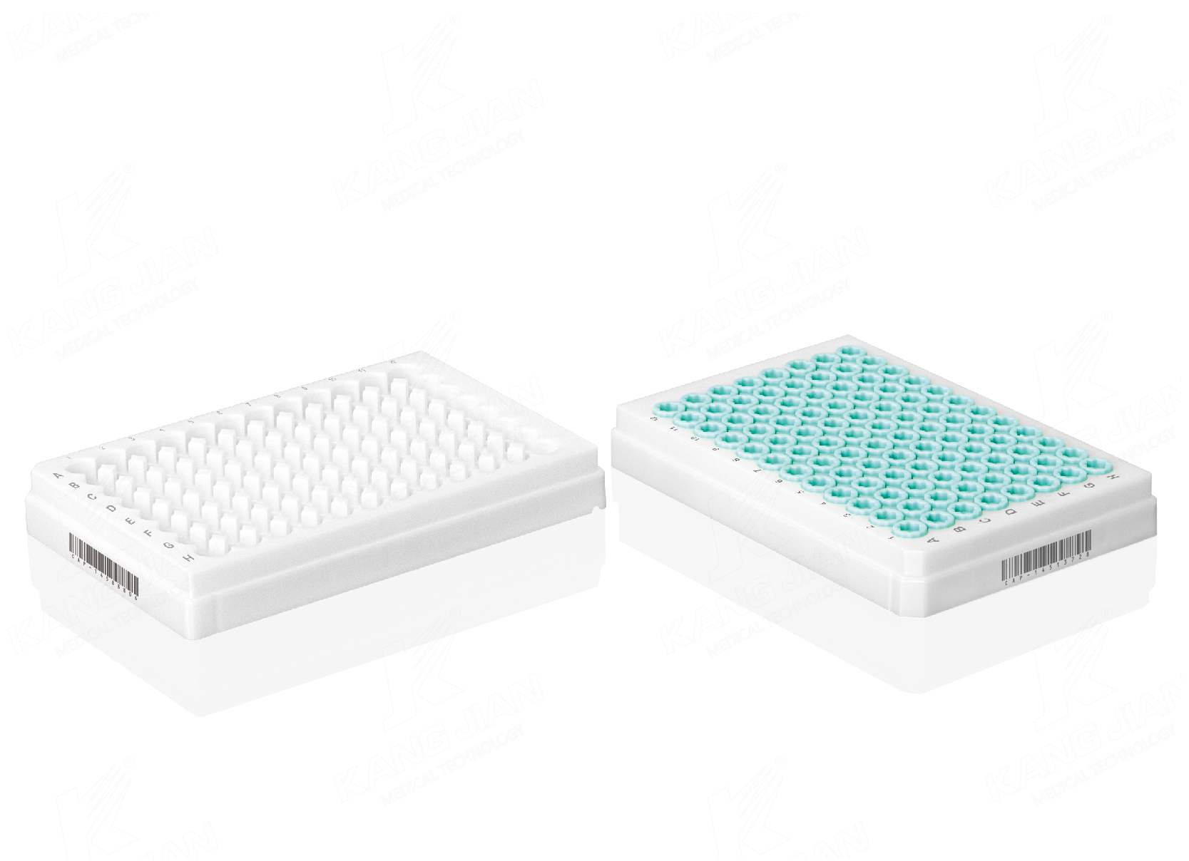 Portoir pour bouchons de tubes SBS 96 puits