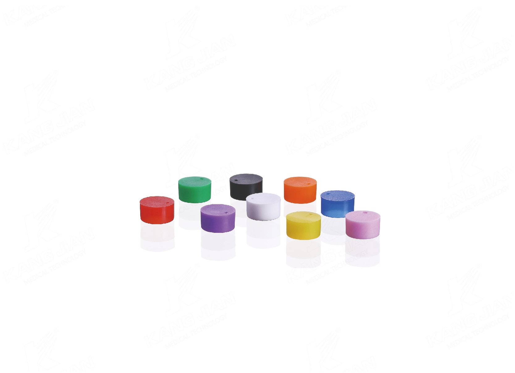 Bouchon multicolore pour flacons cryog&eacute;niques