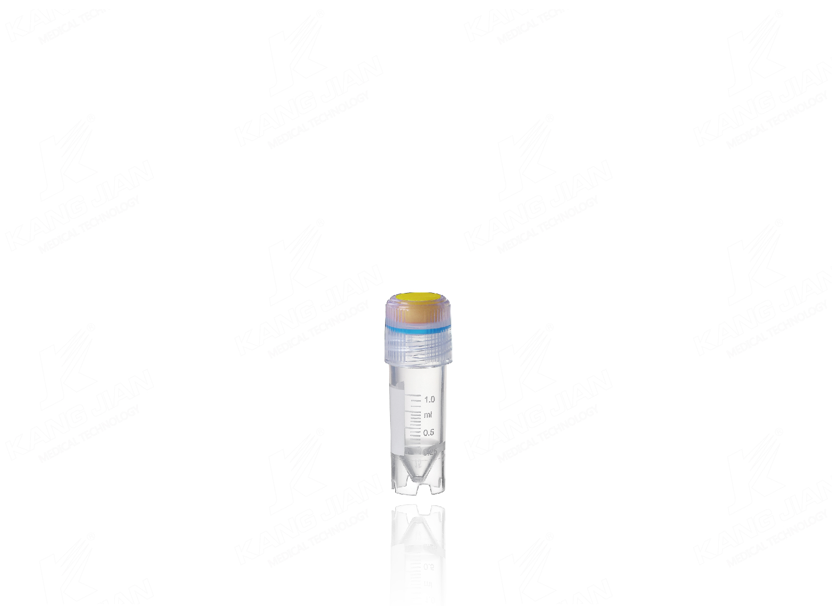 Cryotube &agrave; filetage externe