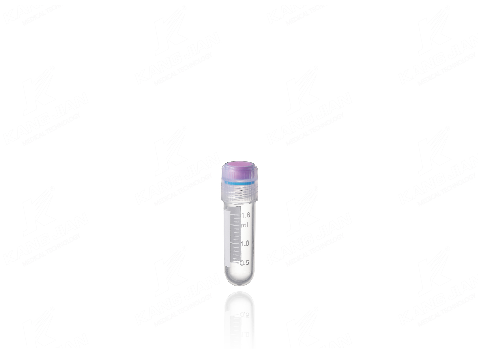 Cryotube &agrave; filetage externe