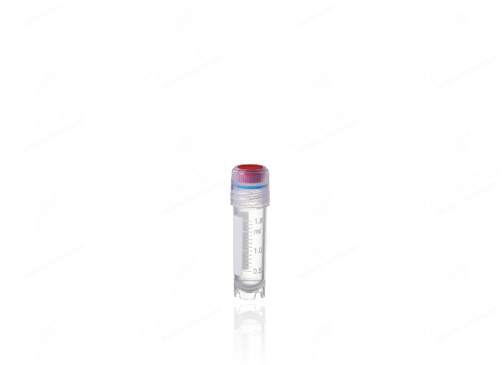 Cryotube &agrave; filetage externe