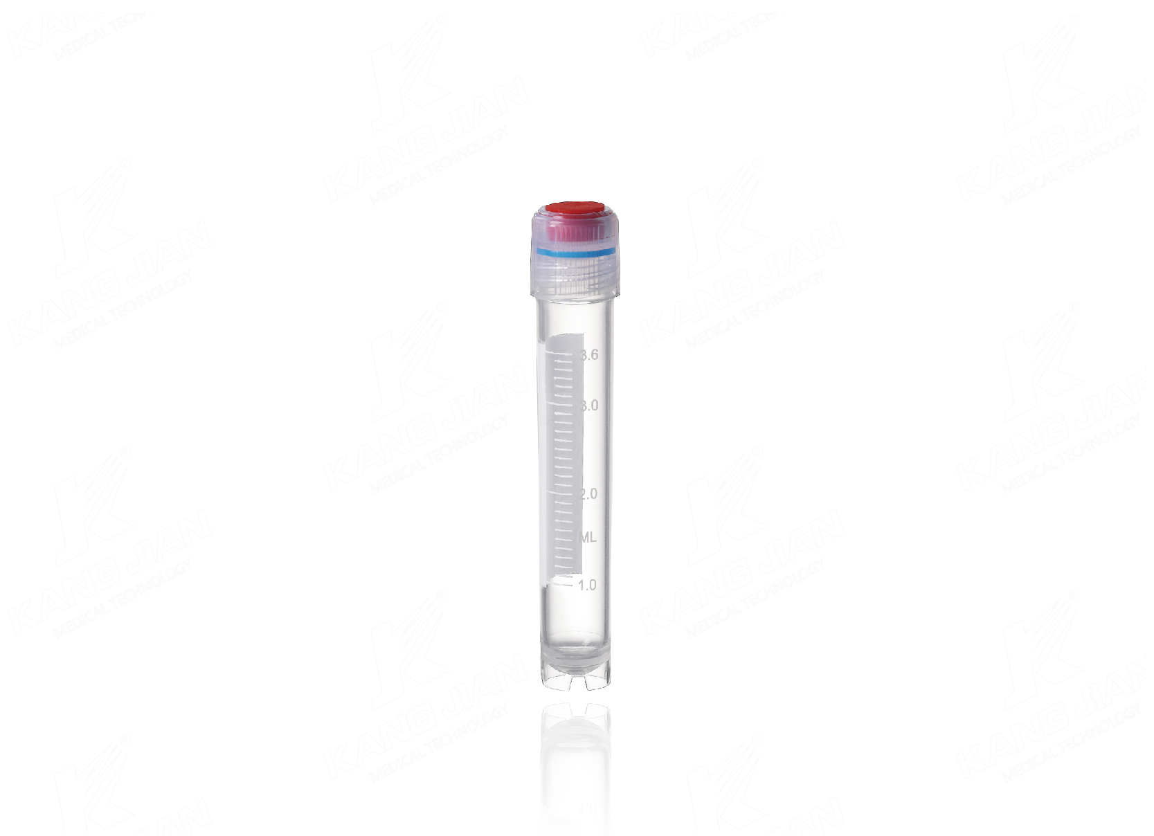 Cryotube &agrave; filetage externe