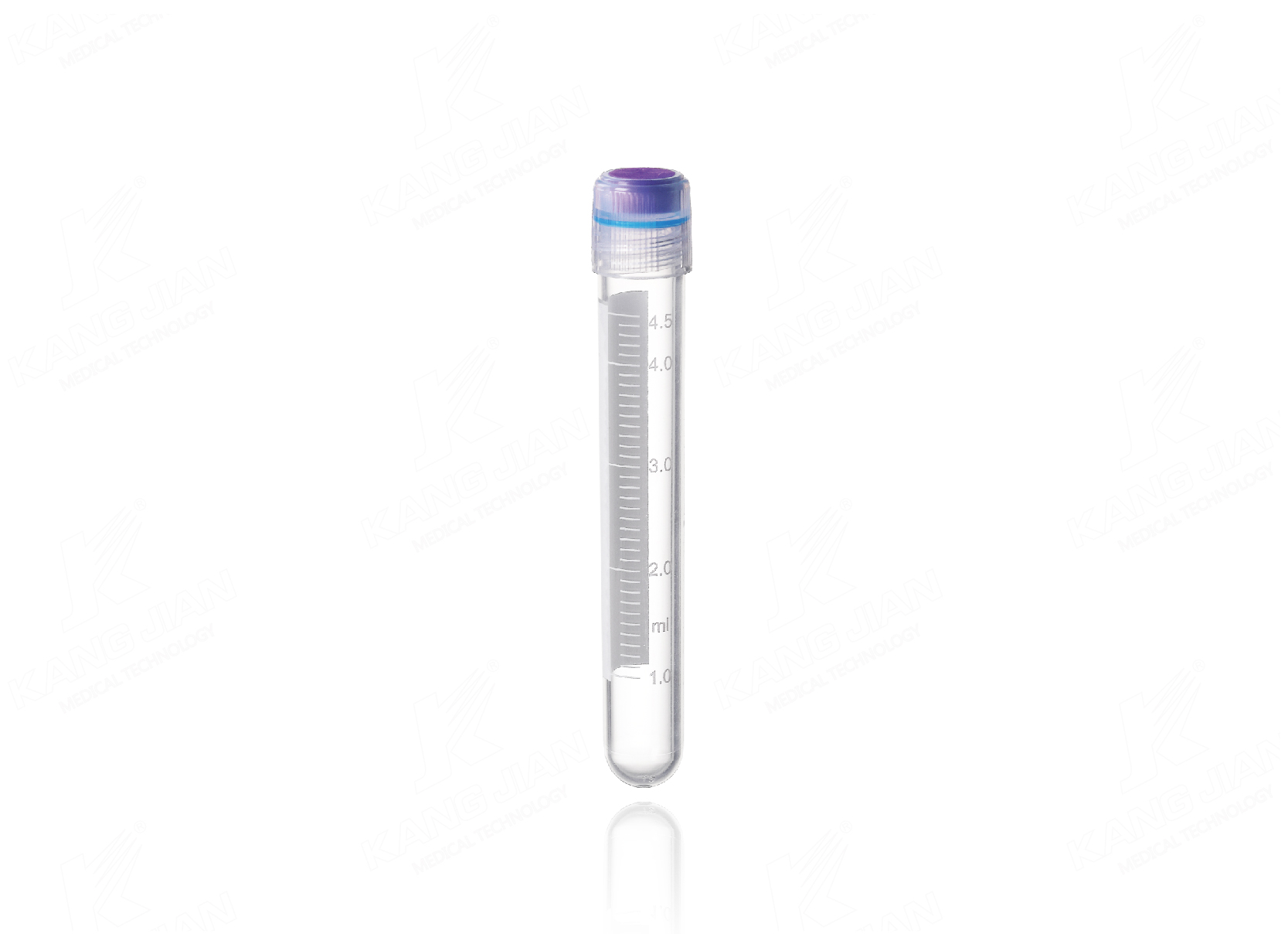 Cryotube &agrave; filetage externe
