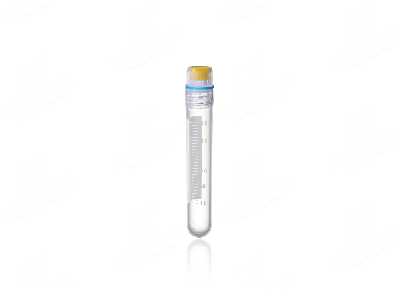 Cryotube &agrave; filetage interne
