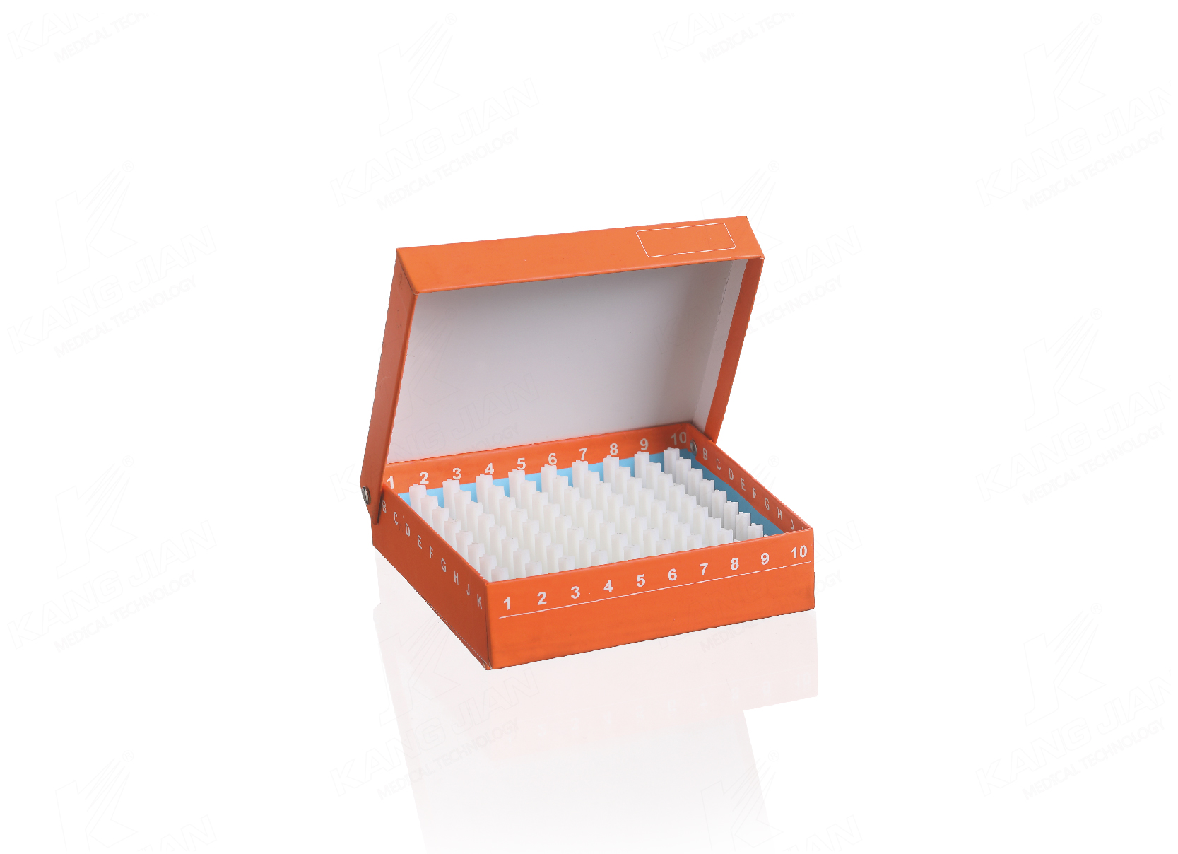 Bo&icirc;te de rangement pour cryotubes