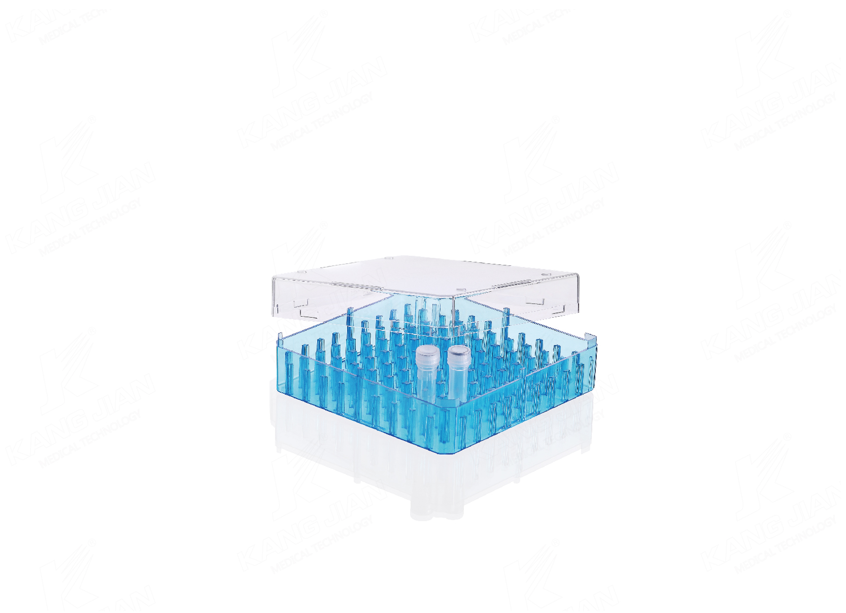 Bo&icirc;te de rangement pour cryotubes