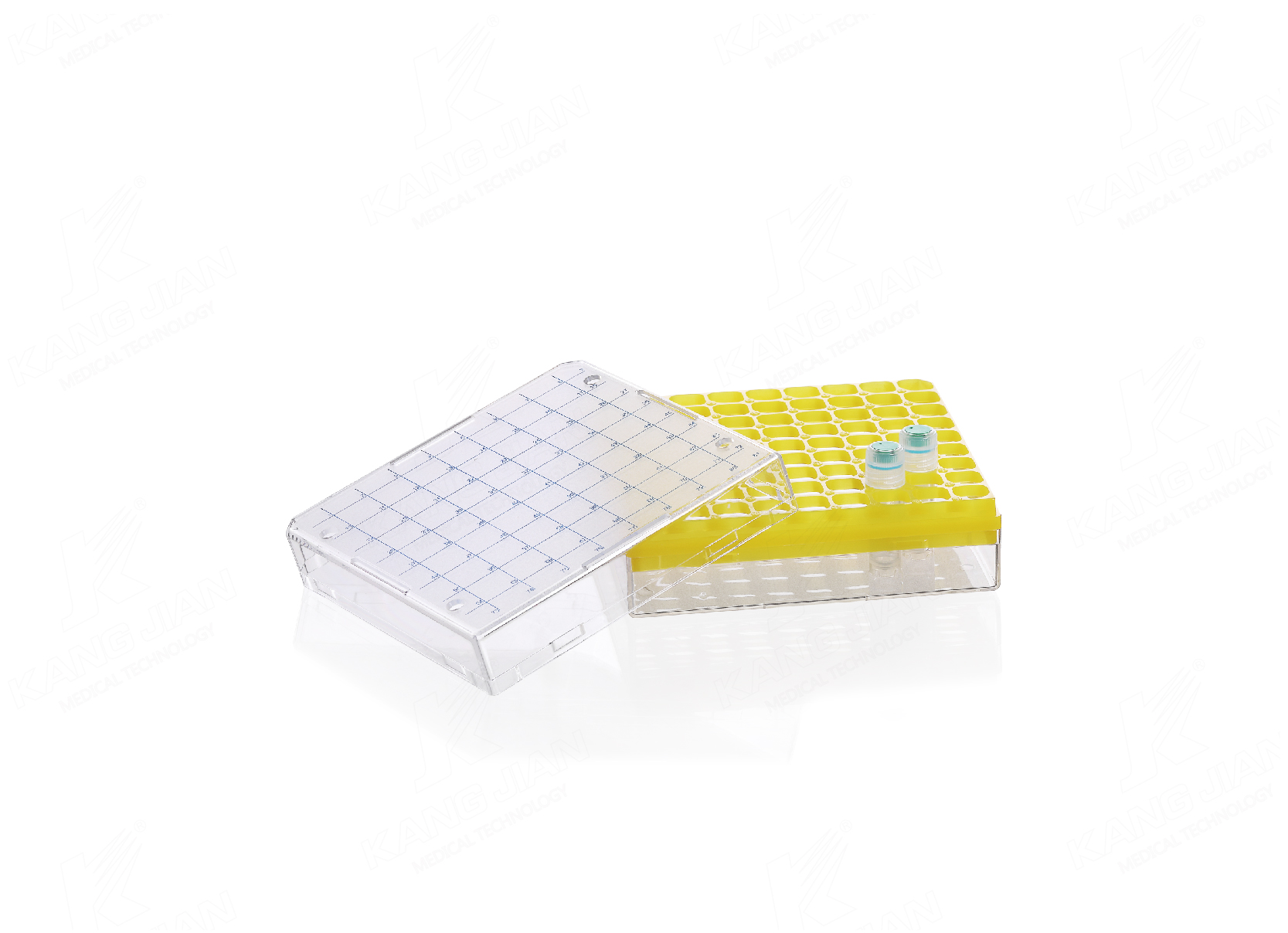 Bo&icirc;te de rangement pour cryotubes