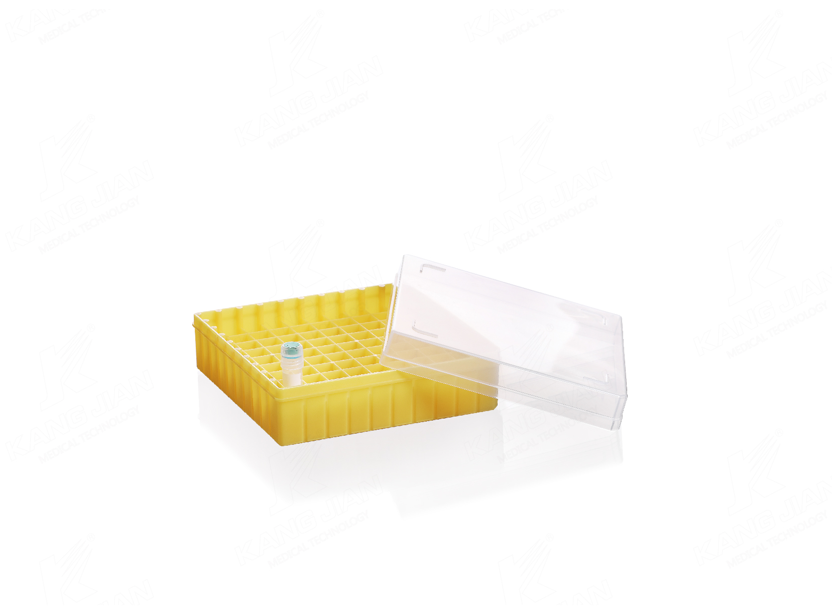 Bo&icirc;te de rangement pour cryotubes
