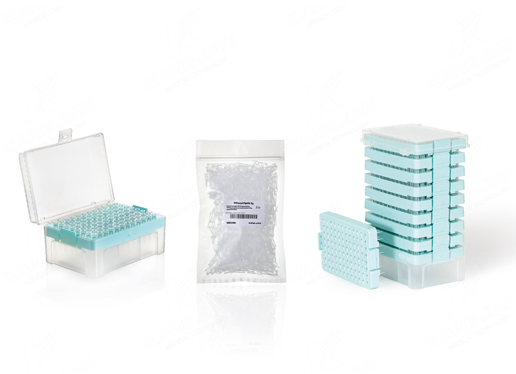 Pointes de pipettes universelles apyrog&egrave;nes