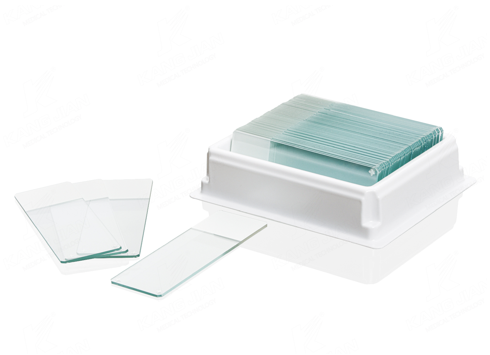 Lames de microscope adh&eacute;sives