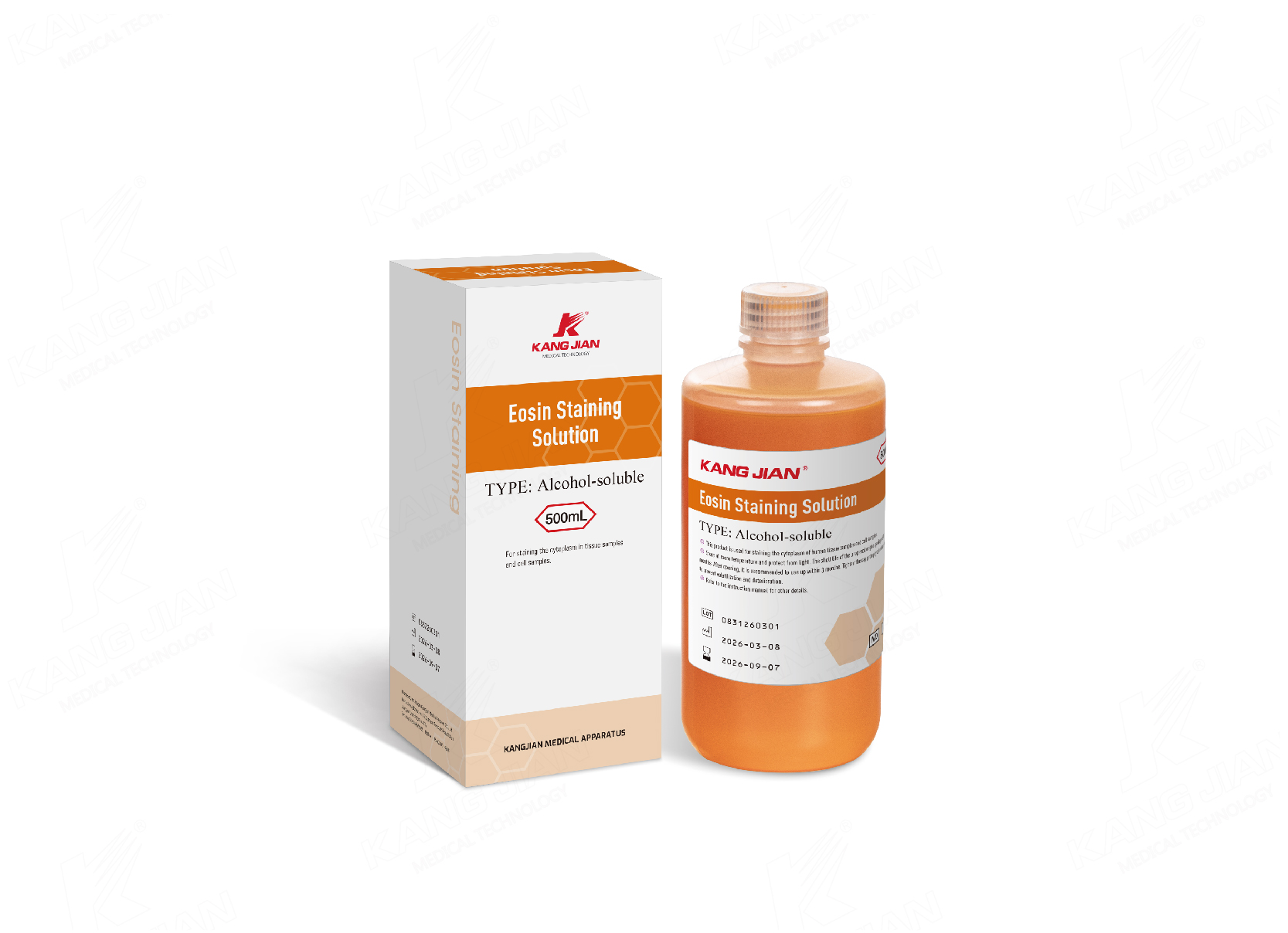 Solution de coloration &agrave; l'&eacute;osine