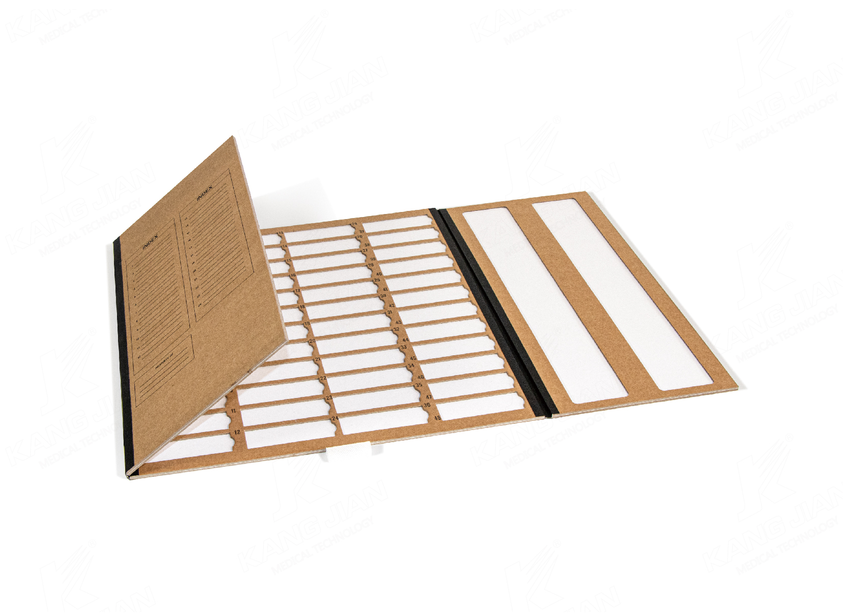 Plateau en carton, courrier