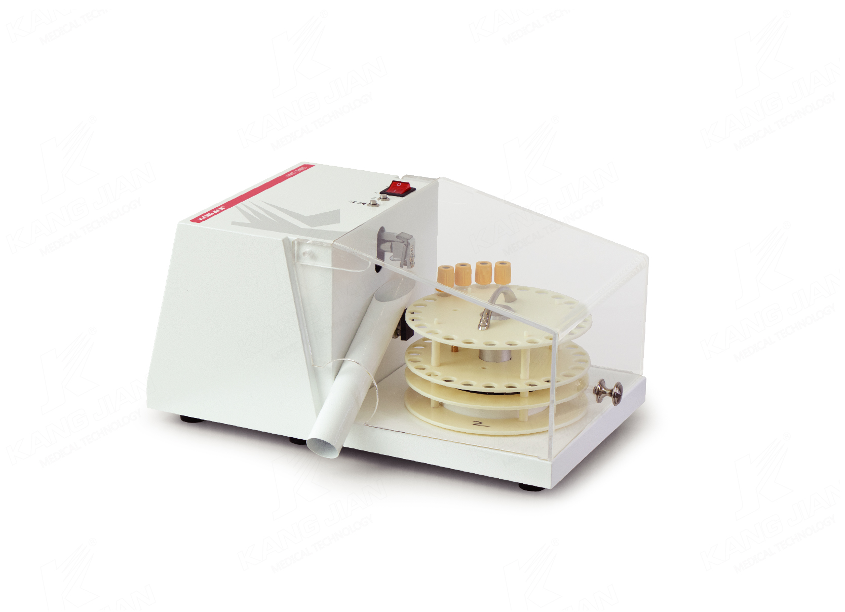 D&eacute;capsuleur KJMC-I pour tubes de pr&eacute;l&egrave;vement sanguin sous vide